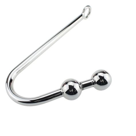 Buy 30250mm Double Ball Anal Hook Bead Stainless