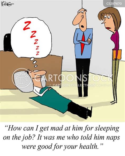 Sleeping On The Job Cartoons And Comics Funny Pictures From Cartoonstock