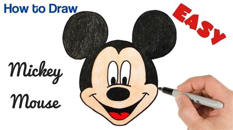 How To Draw Mickey Mouse Easy Step By Step Drawing Tu