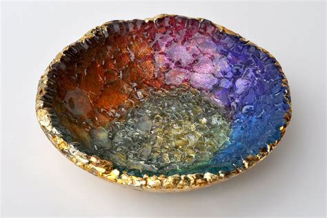 Rainbow Bowl By Mira Woodworth Art Glass Bowl Artful Home Art