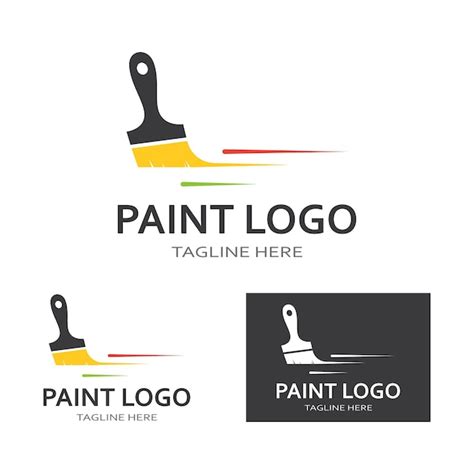 Premium Vector Paint Brush Logo And Symbol Vector Image