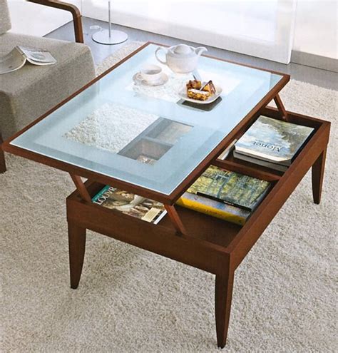 Choosing the right coffee table may be easy for those with a keen eye for design, but others may struggle with this. 50 Ideas of Rising Coffee Tables | Coffee Table Ideas