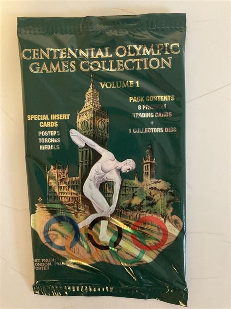 1996 Collect A Card Centennial Olympic Games Volume 1 Pack