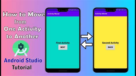 How To Move From One Activity To Another Activity In Android Studio