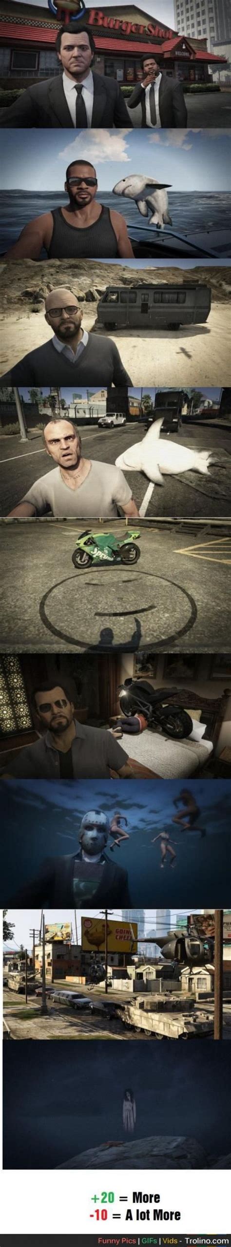 10 Gta V Selfies That Show How Fun The Game Can Be Gta Funny Games
