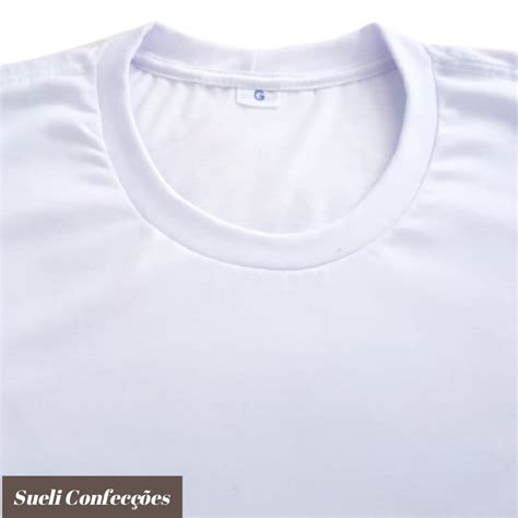 Kit 10 Camiseta Branca Lisa Básica Camisa Malha 100 Algodão