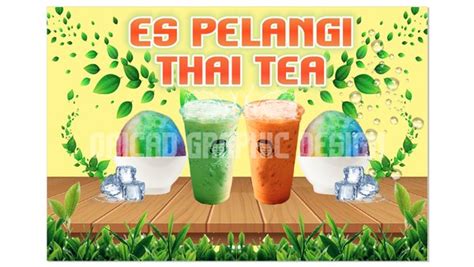 Jual Spanduk Es Pelangi Dan Thai Tea Di Lapak CT MEDIA PRINTING Bukalapak