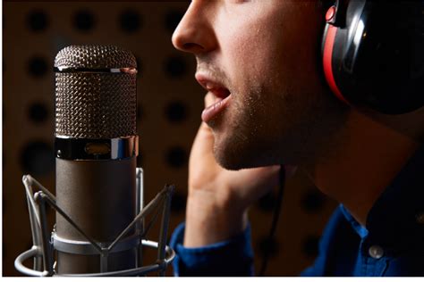 Bigstock Male Vocalist Singing Into Mic 110715680 Voice Lessons