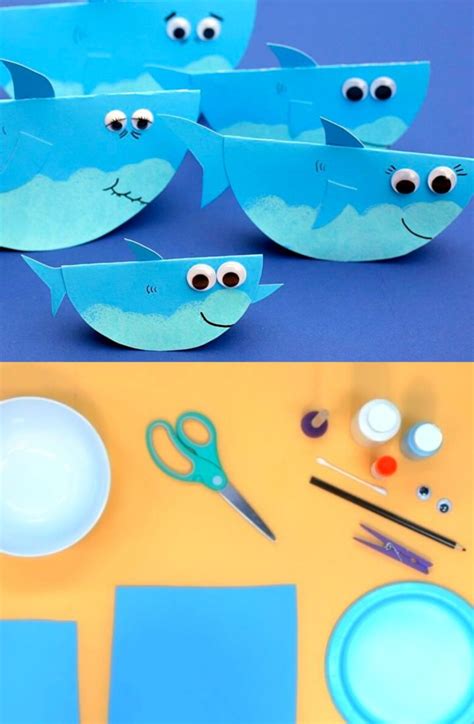 Baby Shark Crafts For Toddlers