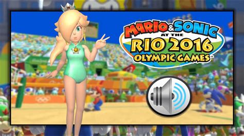 Mario And Sonic At The Rio 2016 Olympics Games Rosalina Voice Clips Youtube