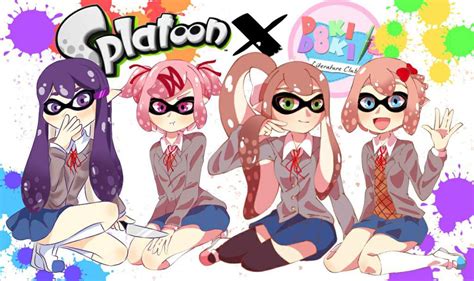 Splatoon X Ddlc Doki Doki Literature Club Amino