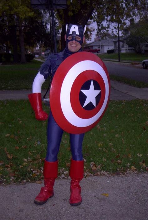 Diy Captain America Costume Slim Tee Captain America Girl Costume