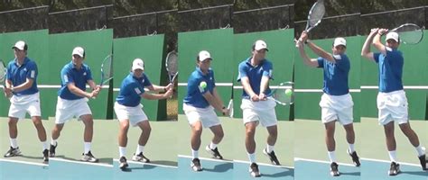 The Two Handed Backhand Groundstroke Tennis Pro Strokes