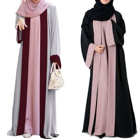 Wholesale Prices Dubai Muslim Women Open Kimono Abaya Maxi Dress