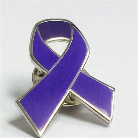 Purple Ribbon Lapel Pin Epilepsy Store Epilepsy Awareness Products