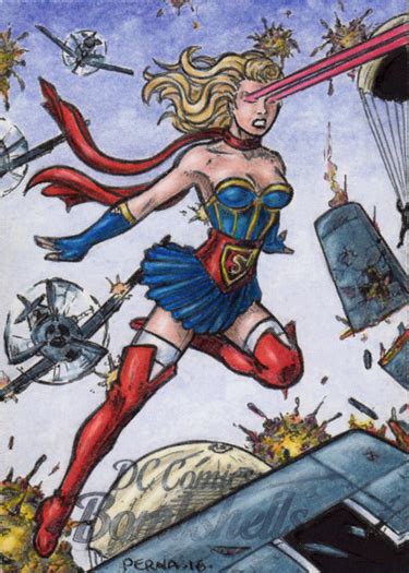 Dc Bombshells Supergirl By Tonyperna On Deviantart