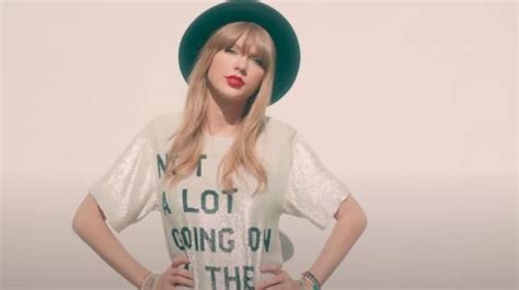 Not A Lot Going On At The Moment T Shirt Worn By Taylor Swift In Her 22