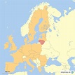 StepMap - EU Litauen - Landkarte für Europa