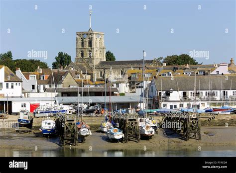 View Of The Church At Shoreham On Sea West Sussex Looking Across The