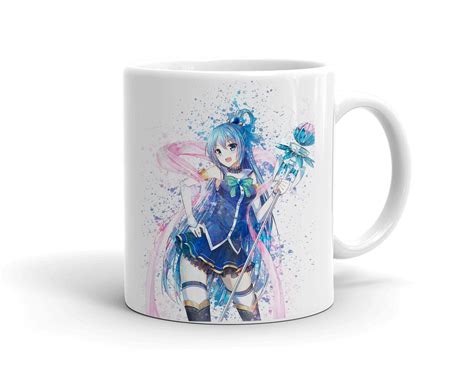 Anime Konosuba Aqua Inspired Mug 11oz Cup No403 Etsy