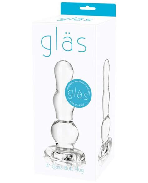 Glas 4 Inches Butt Plug Clear Glass On Literotica