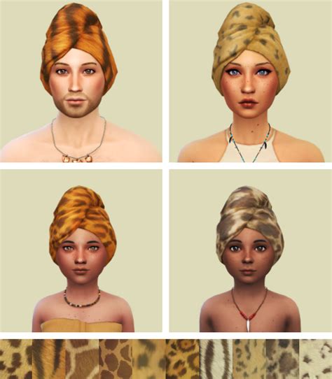 My Sims 4 Blog Spa Day Head Towel Recolors By Blindingechoes