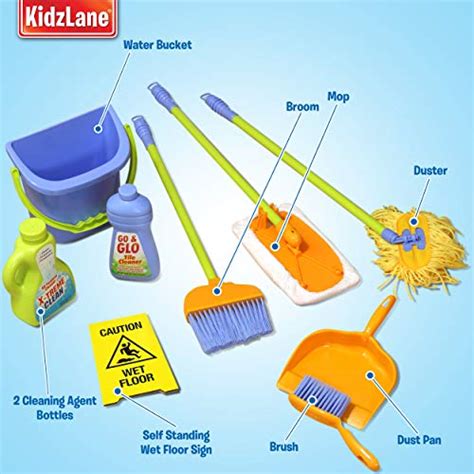 Kidzlane Kids Cleaning Set For Toddlers Kids Broom Set For Kids For