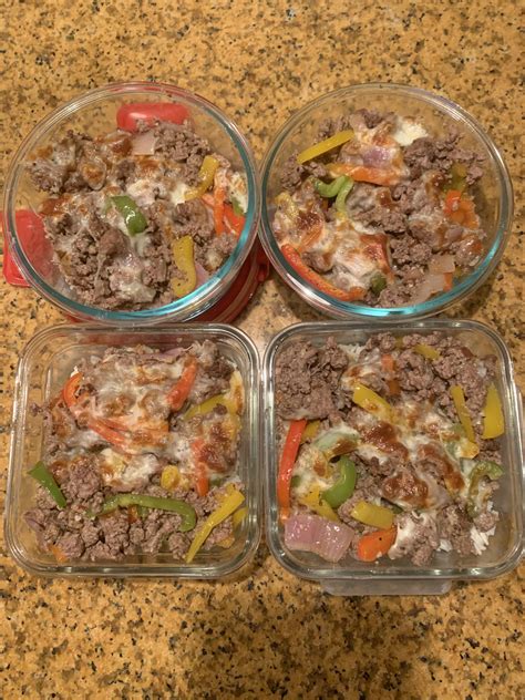 Low Carb Philly Cheesesteak Meal Prep Awesome For Squashing Those