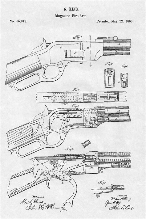 Winchester 1873 Exploded View