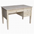 International Concepts Unfinished Desk-OF-679478 - The Home Depot