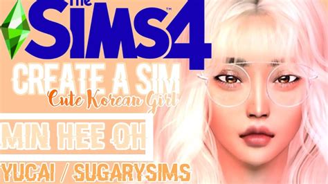 The Sims 4 Create A Sim Korean Girl Sims 4 Create A Sim Challenge