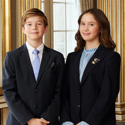 Prince Frederik And Princess Marys Twins Turn 13 See New Portrait Of