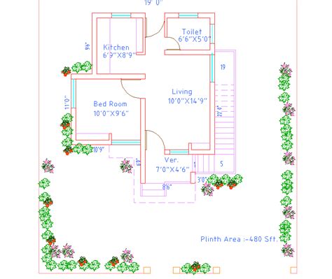 Bhk Simple House Layout Plan With Dimension In Autocad File This Is My XXX Hot Girl