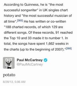 Paul Mccartney Uk Singles Chart Paul Mccartney Songwriting