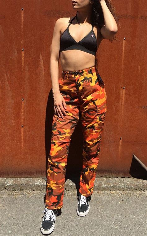 Trendy camo pants outfit men. Orange Camo Pants | Orange camo pants, Fashion, Cute outfits