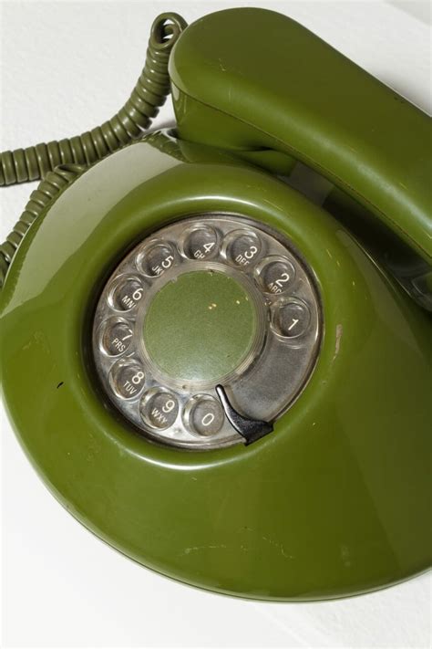 Te060 Avocado Rotary Phone Prop Rental Acme Brooklyn