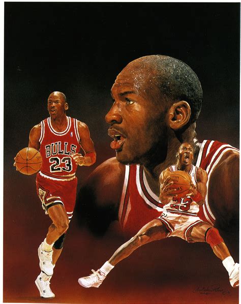 Christopher Paluso Michael Jordan Chicago Bulls Acrylic 195x15