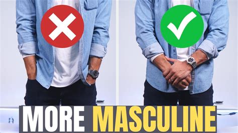 10 Tricks To Look MORE MASCULINE YouTube