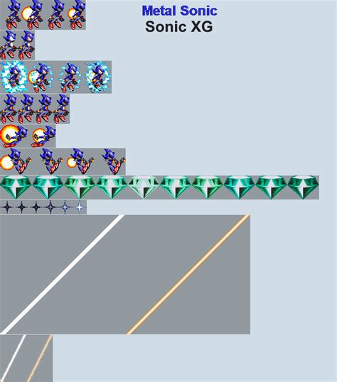 Sonic Xg Metal Sonic Sprite Sheet By Redactedaccount On Deviantart