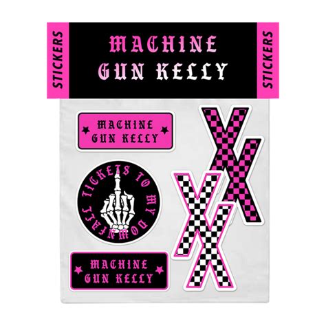 Sticker Set Pre Order Accessories Machine Gun Kelly