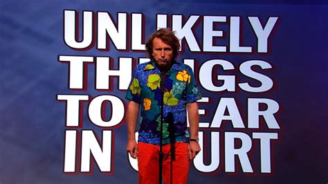 bbc two mock the week series 13 episode 6 unlikely things to hear in court
