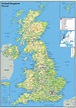 Mapa geográfico del Reino Unido (UK): topografía y características ...