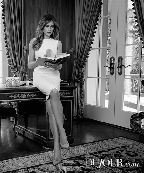 melania trump interview dujour