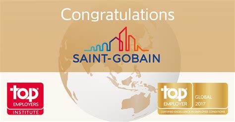 Saint Gobain Top Employer Global For The Second Consecutive Year