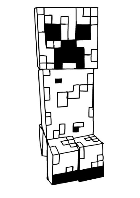 Download Or Print This Amazing Coloring Page Coloring Book Creeper
