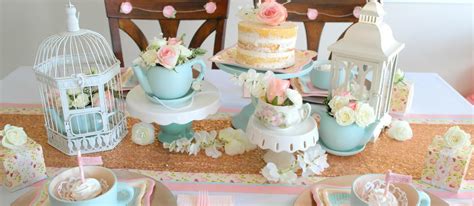Vintage Bridal Shower Tea Party Ideas Fun365