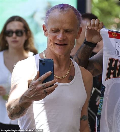 Red Hot Chili Peppers Bassist Flea Shows Off His Iconic Gap