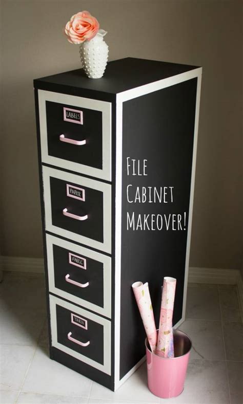 4.give your nightstand an overnight makeover with marble contact paper. Filing Cabinet Makeover - Lesson Plans