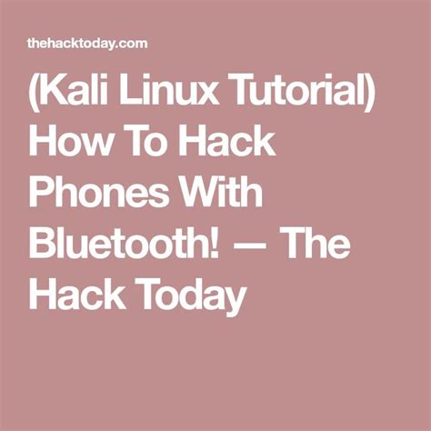 Here are the links === virtual box. (Kali Linux Tutorial) How To Hack Phones With Bluetooth ...