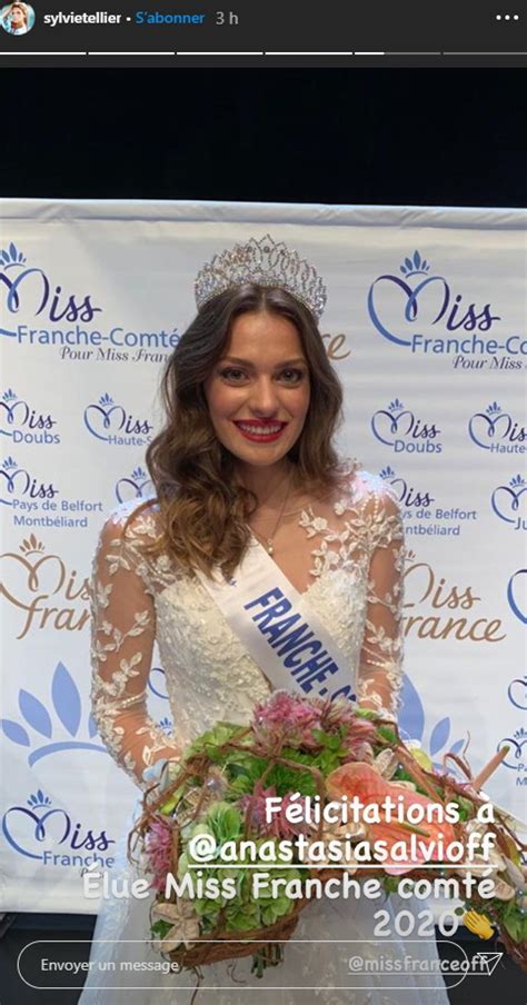 La rédaction mis à jour le 21/11/18 14:02. Miss France 2021 : qui est Anastasia Salvi, Miss Franche ...